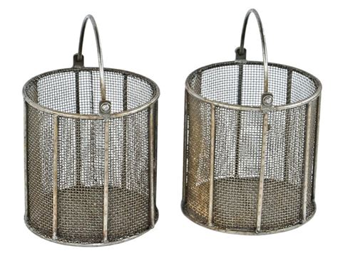 metal handle industrial basket